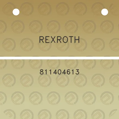 rexroth-811404613