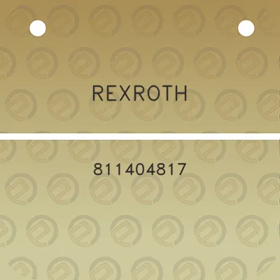 rexroth-811404817