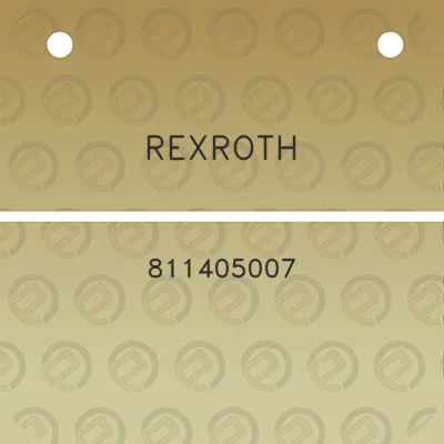 rexroth-811405007