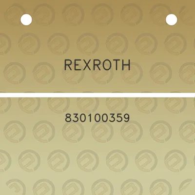 rexroth-830100359