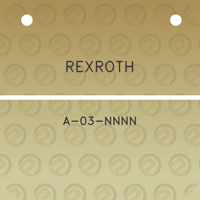 rexroth-a-03-nnnn