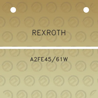 rexroth-a2fe4561w