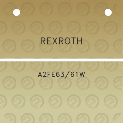 rexroth-a2fe6361w