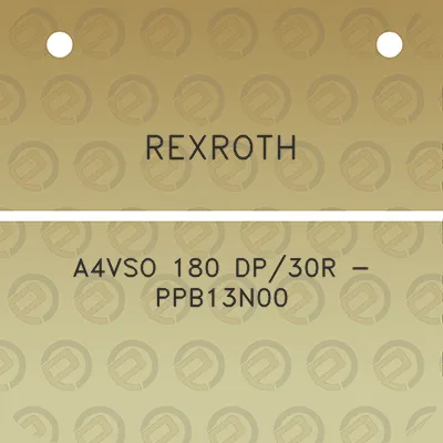 rexroth-a4vso-180-dp30r-ppb13n00