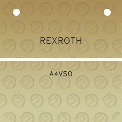 rexroth-a4vso