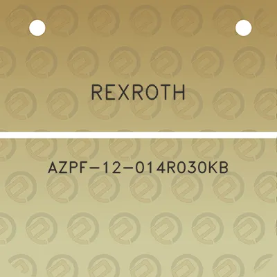 rexroth-azpf-12-014r030kb