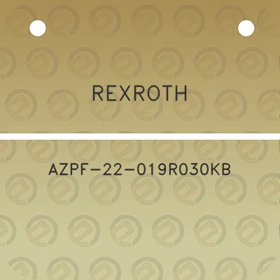 rexroth-azpf-22-019r030kb