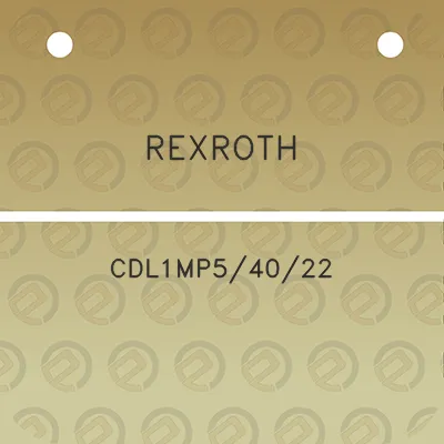 rexroth-cdl1mp54022