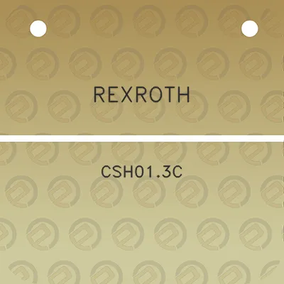 rexroth-csh013c