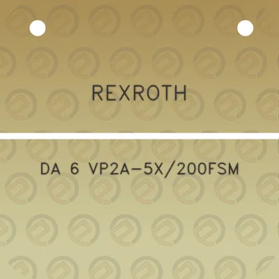 rexroth-da-6-vp2a-5x200fsm