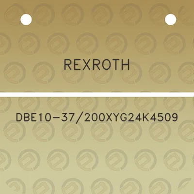 rexroth-dbe10-37200xyg24k4509