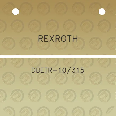 rexroth-dbetr-10315