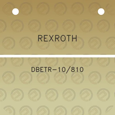 rexroth-dbetr-10810