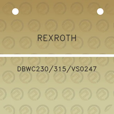 rexroth-dbwc230315vs0247