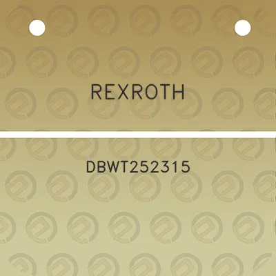 rexroth-dbwt252315