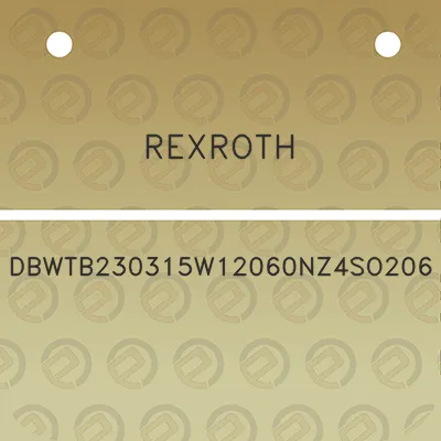 rexroth-dbwtb230315w12060nz4so206