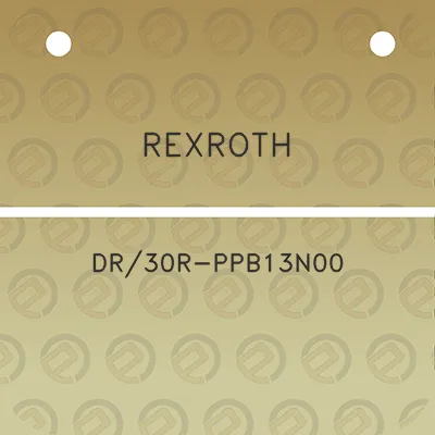 rexroth-dr30r-ppb13n00