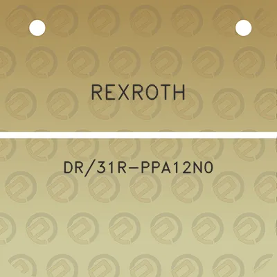 rexroth-dr31r-ppa12n0