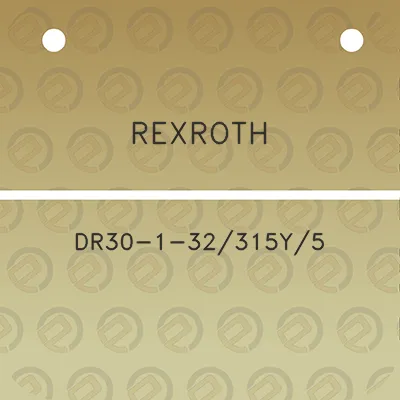 rexroth-dr30-1-32315y5