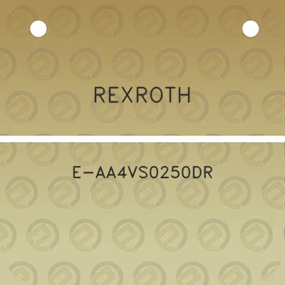 rexroth-e-aa4vs0250dr