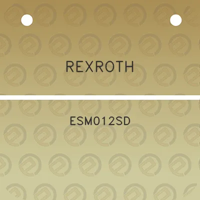 rexroth-esm012sd