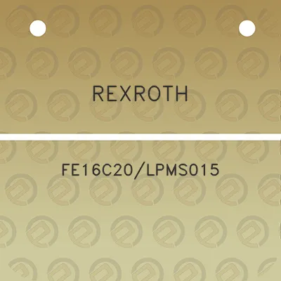 rexroth-fe16c20lpms015