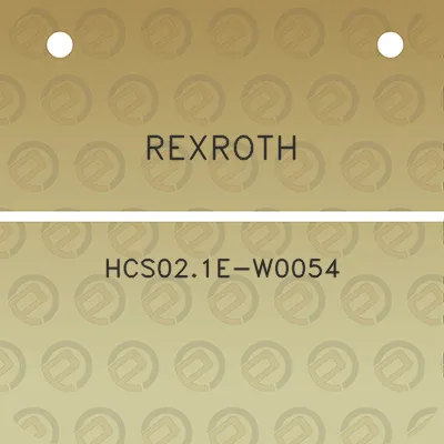 rexroth-hcs021e-w0054