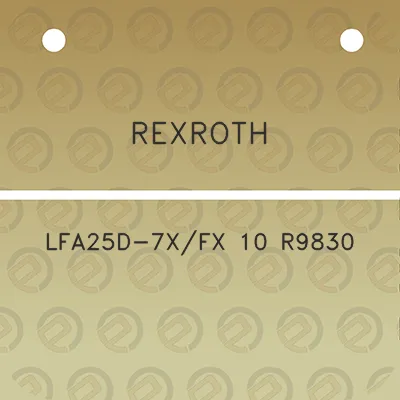 rexroth-lfa25d-7xfx-10-r9830