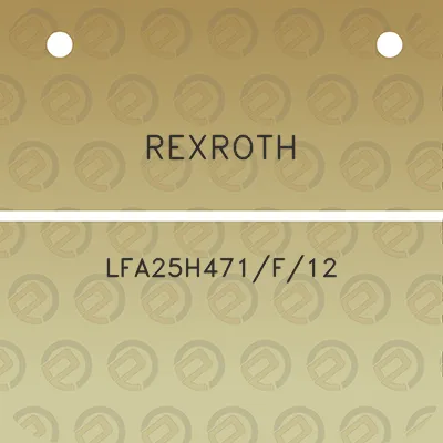 rexroth-lfa25h471f12