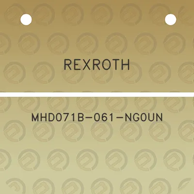 rexroth-mhd071b-061-ng0un