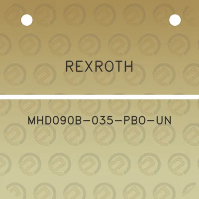 rexroth-mhd090b-035-pbo-un