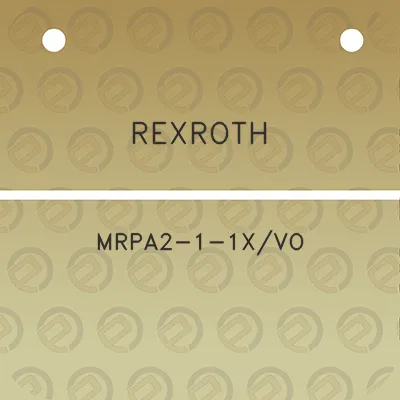 rexroth-mrpa2-1-1xvo