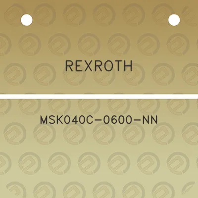 rexroth-msk040c-0600-nn