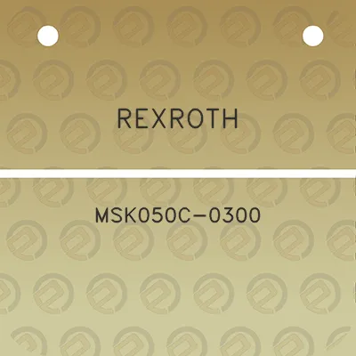 rexroth-msk050c-0300