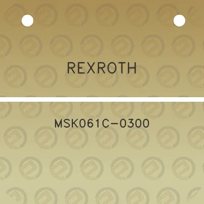 rexroth-msk061c-0300