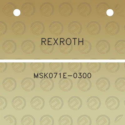 rexroth-msk071e-0300