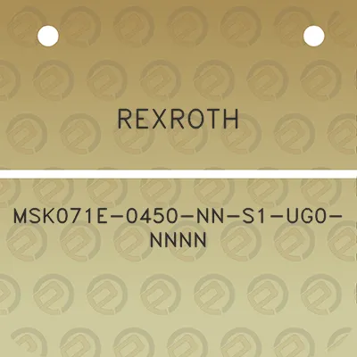 rexroth-msk071e-0450-nn-s1-ug0-nnnn