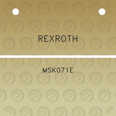 rexroth-msk071e