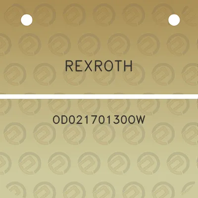 rexroth-od02170130ow