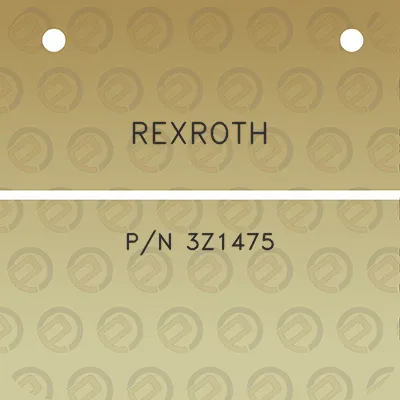 rexroth-pn-3z1475