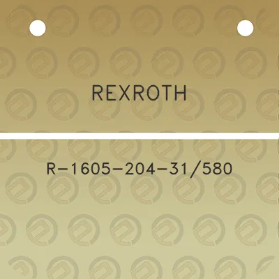 rexroth-r-1605-204-31580