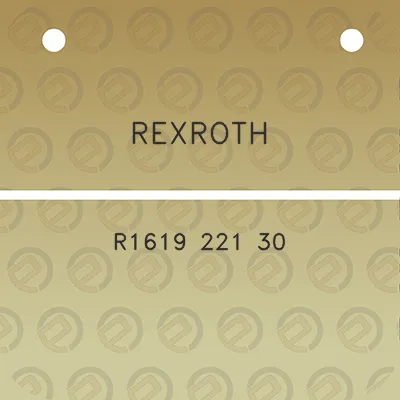 rexroth-r1619-221-30