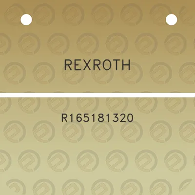 rexroth-r165181320