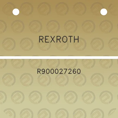 rexroth-r900027260