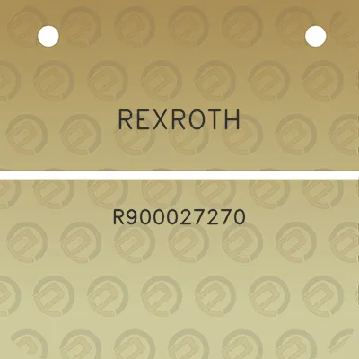 rexroth-r900027270