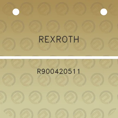 rexroth-r900420511