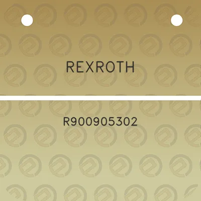 rexroth-r900905302