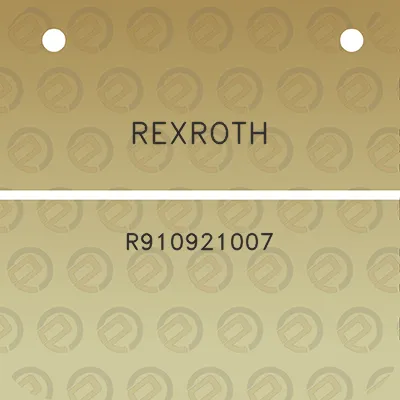 rexroth-r910921007