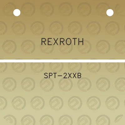 rexroth-spt-2xxb