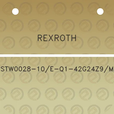 rexroth-stw0028-10e-q1-42g24z9m